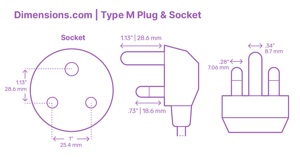 Type L Plug Socket Dimensions Drawings Dimensions Type L Plug Socket Dimensions Drawings Dimensions